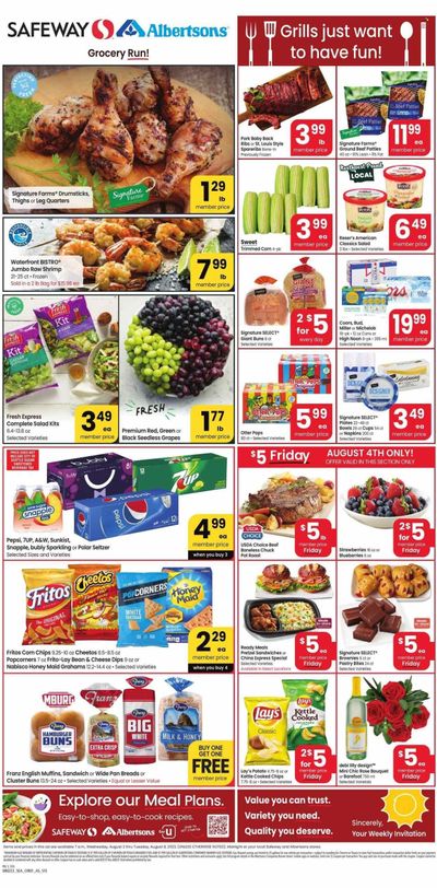 Safeway (WA) Weekly Ad Flyer Specials August 2 to August 8, 2023