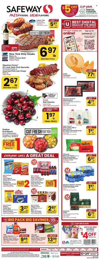 Safeway (WY) Weekly Ad Flyer Specials August 2 to August 8, 2023