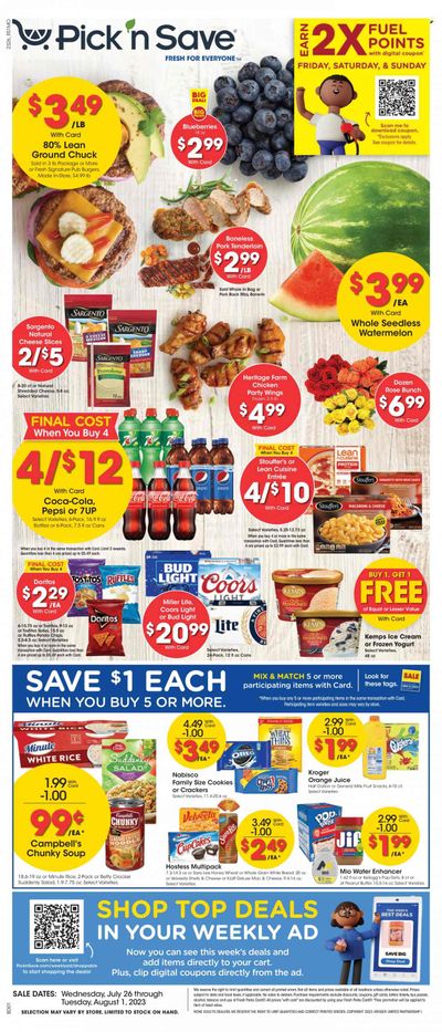 Pick ‘n Save (WI) Weekly Ad Flyer Specials July 26 to August 1, 2023