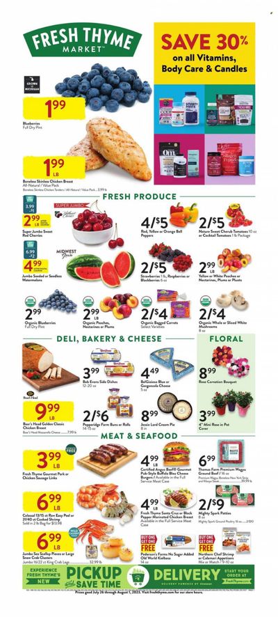 Fresh Thyme Weekly Ad Flyer Specials July 26 to August 1, 2023