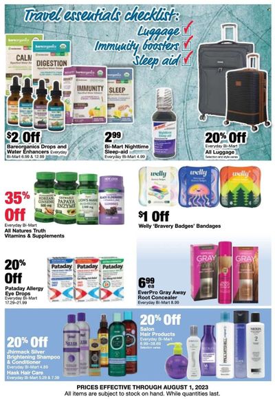 Bi-Mart (ID, OR, WA) Weekly Ad Flyer Specials July 26 to August 1, 2023