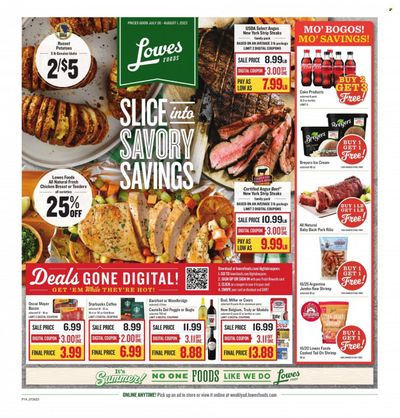 Lowes Foods (NC, SC) Weekly Ad Flyer Specials July 26 to August 1, 2023