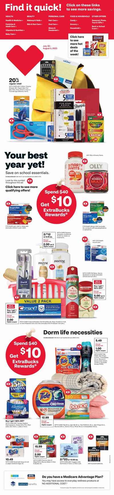 CVS Pharmacy Weekly Ad Flyer Specials July 30 to August 5, 2023
