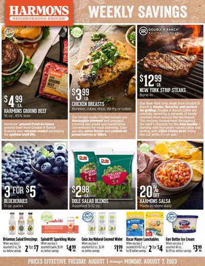 Harmons (UT) Weekly Ad Flyer Specials August 1 to August 7, 2023