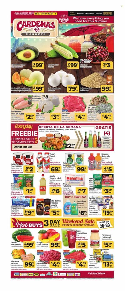 Cardenas (CA, NV) Weekly Ad Flyer Specials July 26 to August 1, 2023