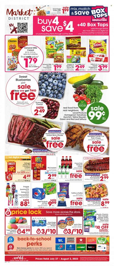 Giant Eagle (OH) Weekly Ad Flyer Specials July 27 to August 2, 2023
