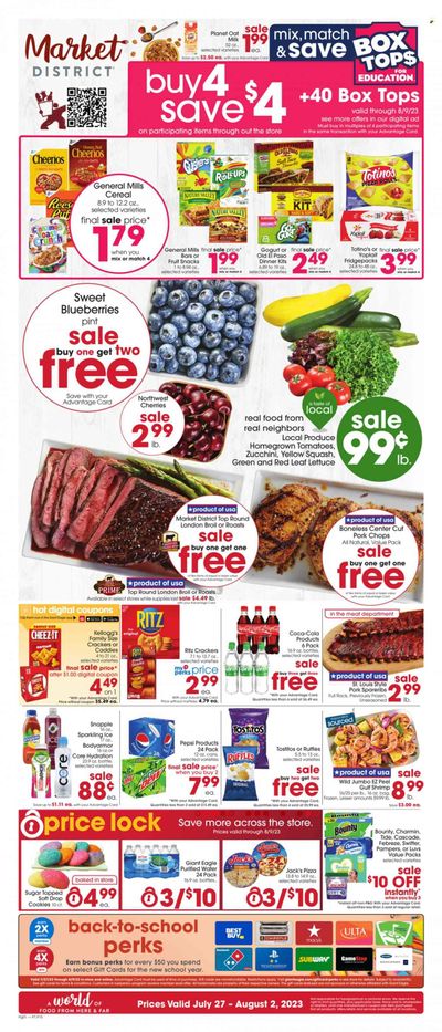 Giant Eagle (PA) Weekly Ad Flyer Specials July 27 to August 2, 2023