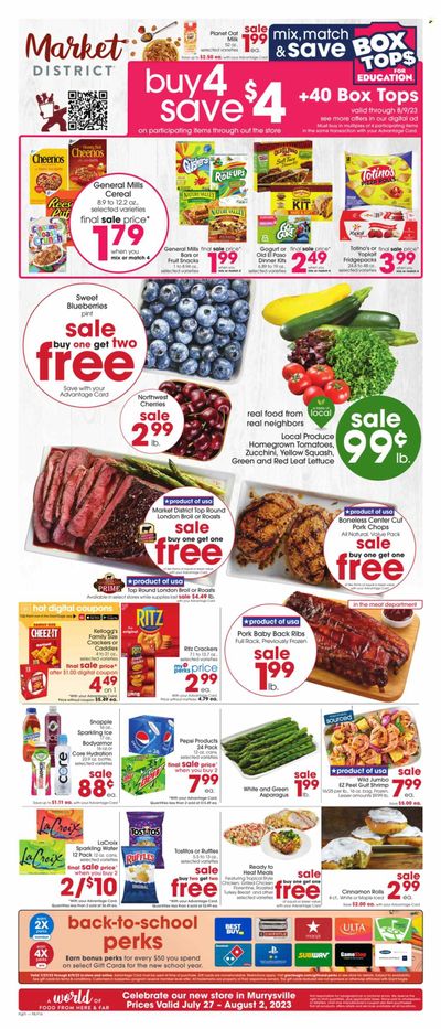 Giant Eagle (PA) Weekly Ad Flyer Specials July 27 to August 2, 2023