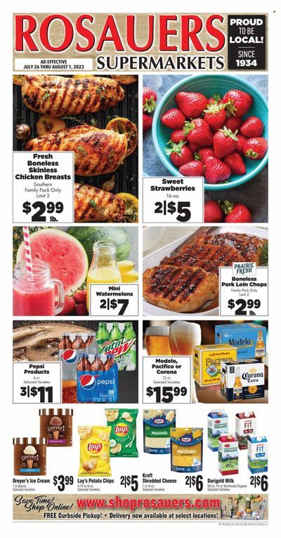 Rosauers (ID, MT, OR, WA) Weekly Ad Flyer Specials July 26 to August 1, 2023