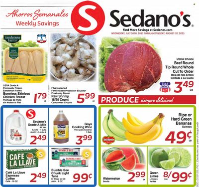 Sedano's (FL) Weekly Ad Flyer Specials July 26 to August 1, 2023