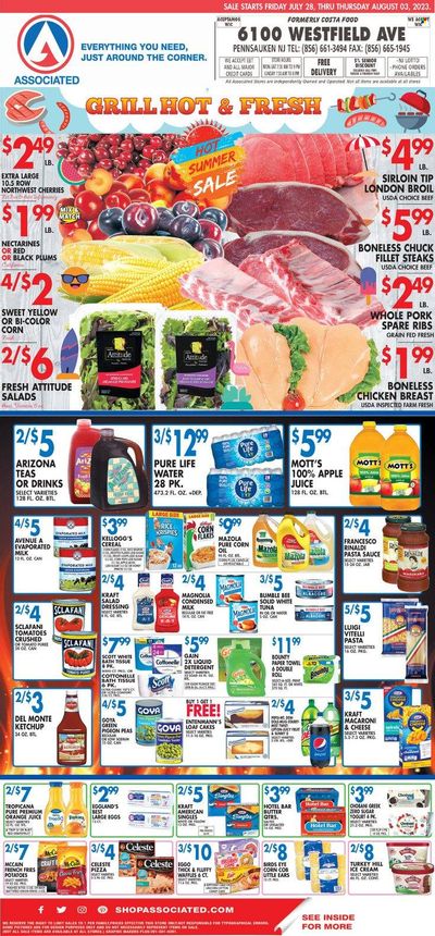 Associated Supermarkets (NY) Weekly Ad Flyer Specials July 28 to August 2, 2023