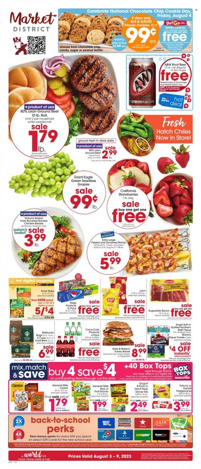 Giant Eagle (OH) Weekly Ad Flyer Specials August 3 to August 9, 2023