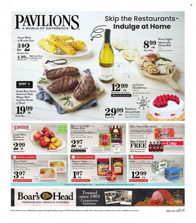 Pavilions (CA) Weekly Ad Flyer Specials August 2 to August 8, 2023