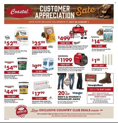 Coastal Farm & Ranch Weekly Ad Flyer Specials July 26 to August 1, 2023