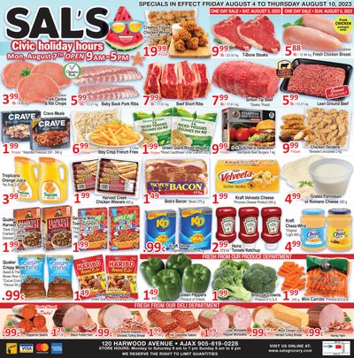 Sal's Grocery Flyer August 4 to 10
