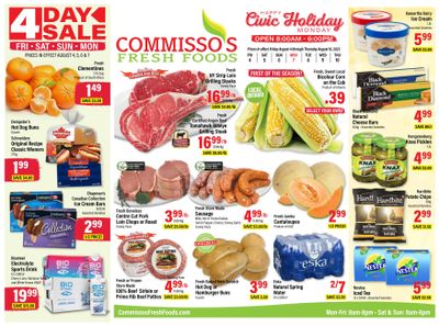 Commisso's Fresh Foods Flyer August 4 to 10