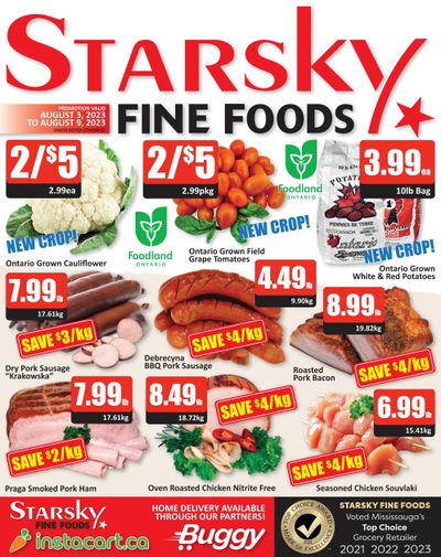 Starsky Foods Flyer August 3 to 9