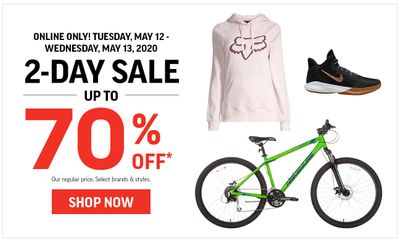 Sport Chek 2-Day Online Sale: Save up to 70% Off Many Products