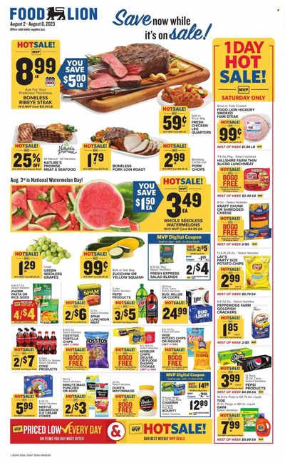 Food Lion (GA) Weekly Ad Flyer Specials August 2 to August 8, 2023