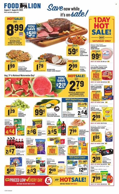 Food Lion (KY) Weekly Ad Flyer Specials August 2 to August 8, 2023