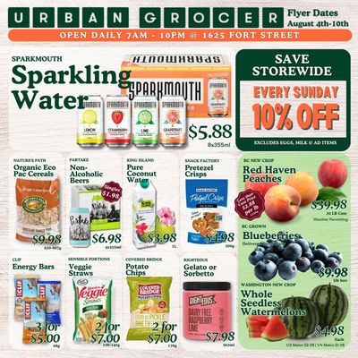 Urban Grocer Flyer August 4 to 10