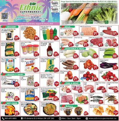 Ethnic Supermarket (Milton) Flyer August 4 to 10