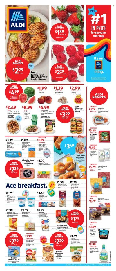 ALDI (AL, GA, KY, TN) Weekly Ad Flyer Specials August 2 to August 8, 2023