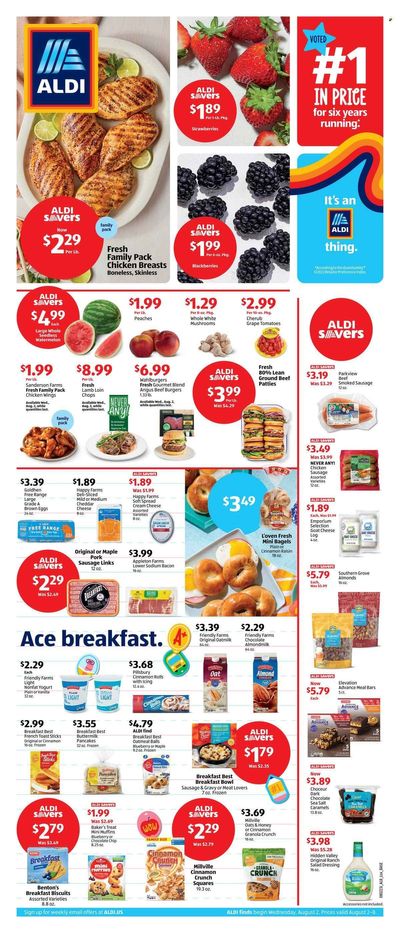 ALDI (AL, FL, LA, MS) Weekly Ad Flyer Specials August 2 to August 8, 2023