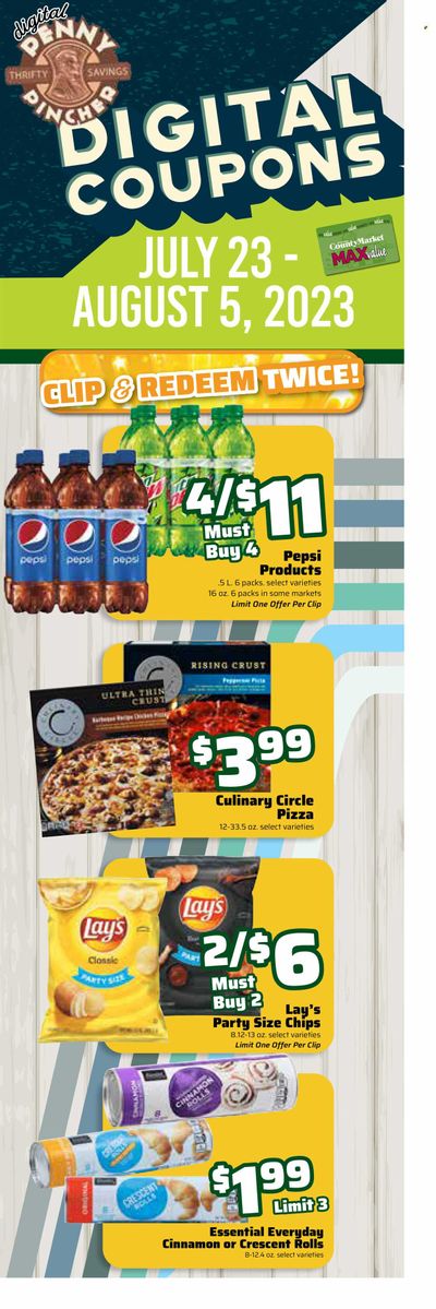 County Market (IL, IN, MO) Weekly Ad Flyer Specials July 23 to August 5, 2023