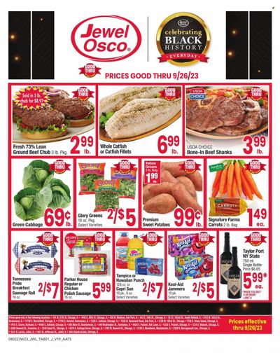 Jewel Osco (IL) Weekly Ad Flyer Specials August 2 to September 26, 2023