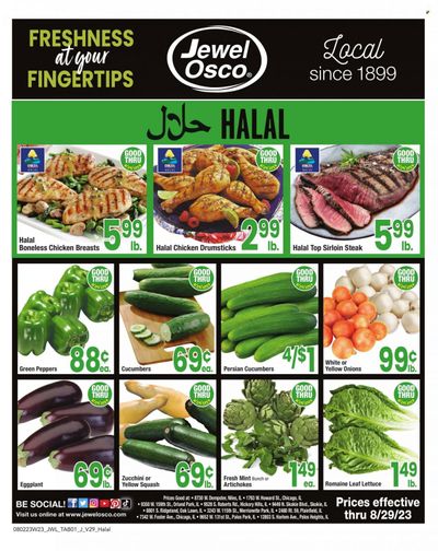 Jewel Osco (IL) Weekly Ad Flyer Specials August 2 to August 29, 2023