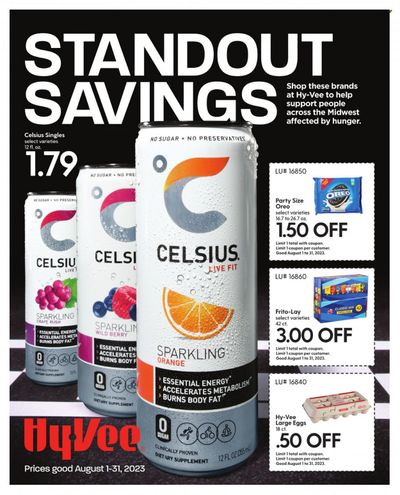 Hy-Vee (IA, IL, MN, MO, SD) Weekly Ad Flyer Specials August 1 to August 31, 2023