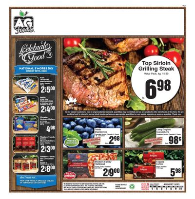 AG Foods Flyer August 4 to 10