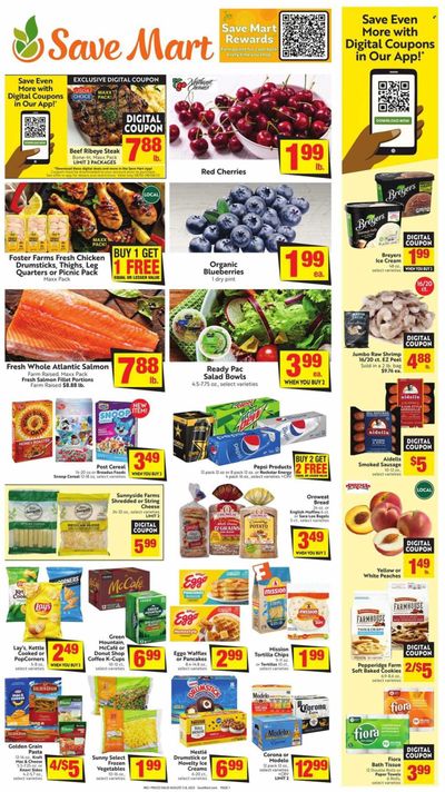 Save Mart (CA, NV) Weekly Ad Flyer Specials August 2 to August 8, 2023