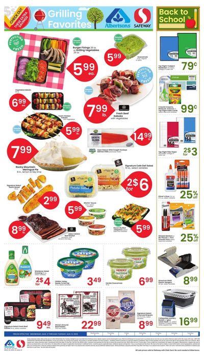 Safeway (MT) Weekly Ad Flyer Specials August 2 to August 8, 2023