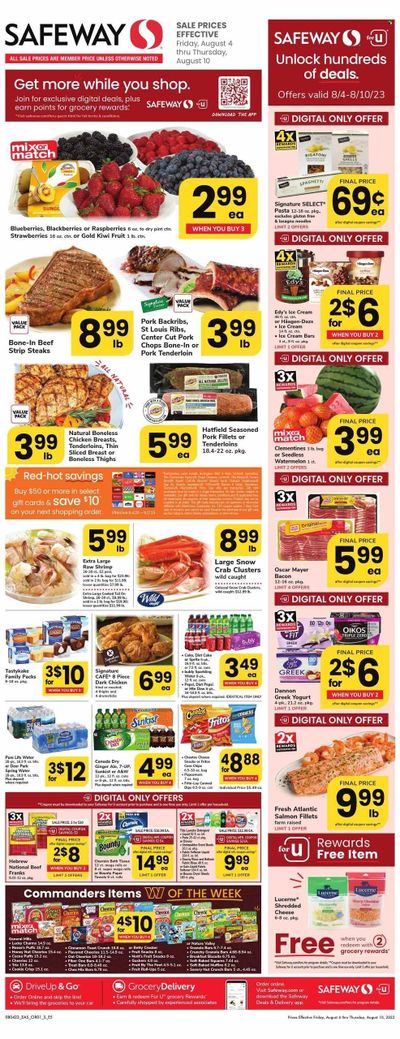 Safeway (MD) Weekly Ad Flyer Specials August 4 to August 10, 2023