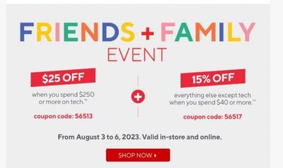Staples Canada Friends & Family Event Coupon Codes + More Deals