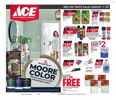 ACE Hardware Weekly Ad Flyer Specials August 1 to August 29, 2023