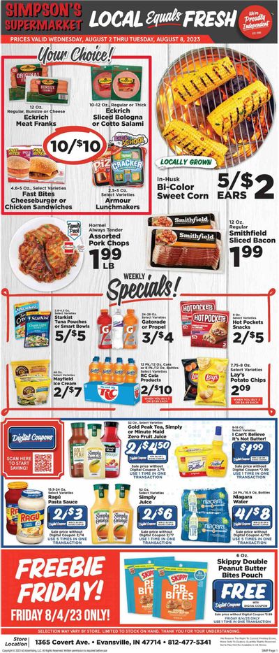 IGA (IN) Weekly Ad Flyer Specials August 2 to August 8, 2023