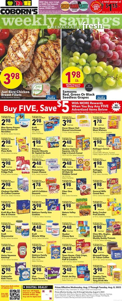 Coborn's (MN, SD) Weekly Ad Flyer Specials August 2 to August 8, 2023