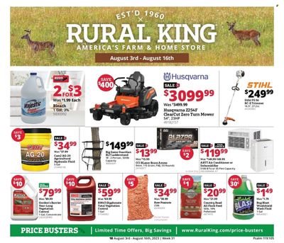 Rural King (AL, FL) Weekly Ad Flyer Specials August 3 to August 16, 2023