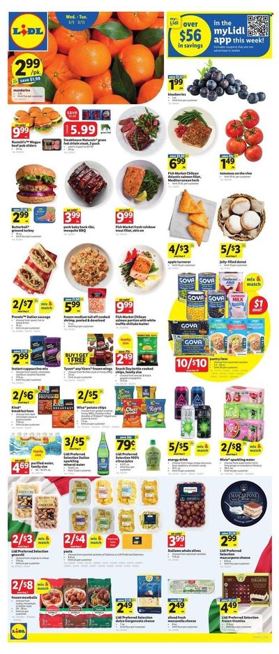 Lidl (GA, MD, NC, NJ, PA, SC, VA) Weekly Ad Flyer Specials August 9 to August 15, 2023