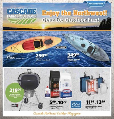Cascade Farm And Outdoor (OR, WA) Weekly Ad Flyer Specials August 1 to August 31, 2023