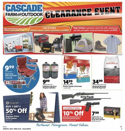 Cascade Farm And Outdoor (OR, WA) Weekly Ad Flyer Specials August 2 to August 15, 2023
