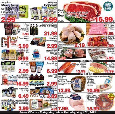 Greco's Fresh Market Flyer August 4 to 17