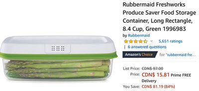 Amazon Canada Deals: Save 84% on Rubbermaid Food Storage Container + 20% on Electric Scooter + 26% on Party Disco Lights Speaker + More Offers