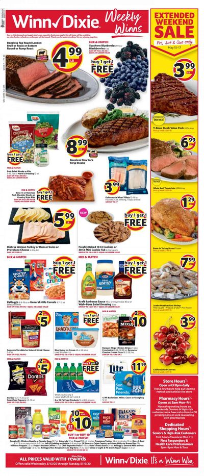 Winn Dixie Weekly Ad & Flyer May 13 to 19