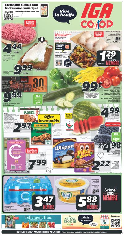 IGA (NB) Flyer August 10 to 16