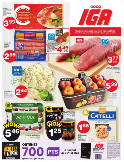 Coop IGA Flyer August 10 to 16