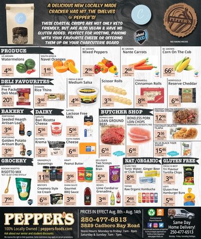 Pepper's Foods Flyer August 8 to 14